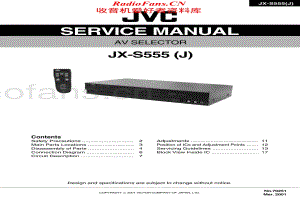 JVC-JXS555-avs-sm维修电路原理图.pdf