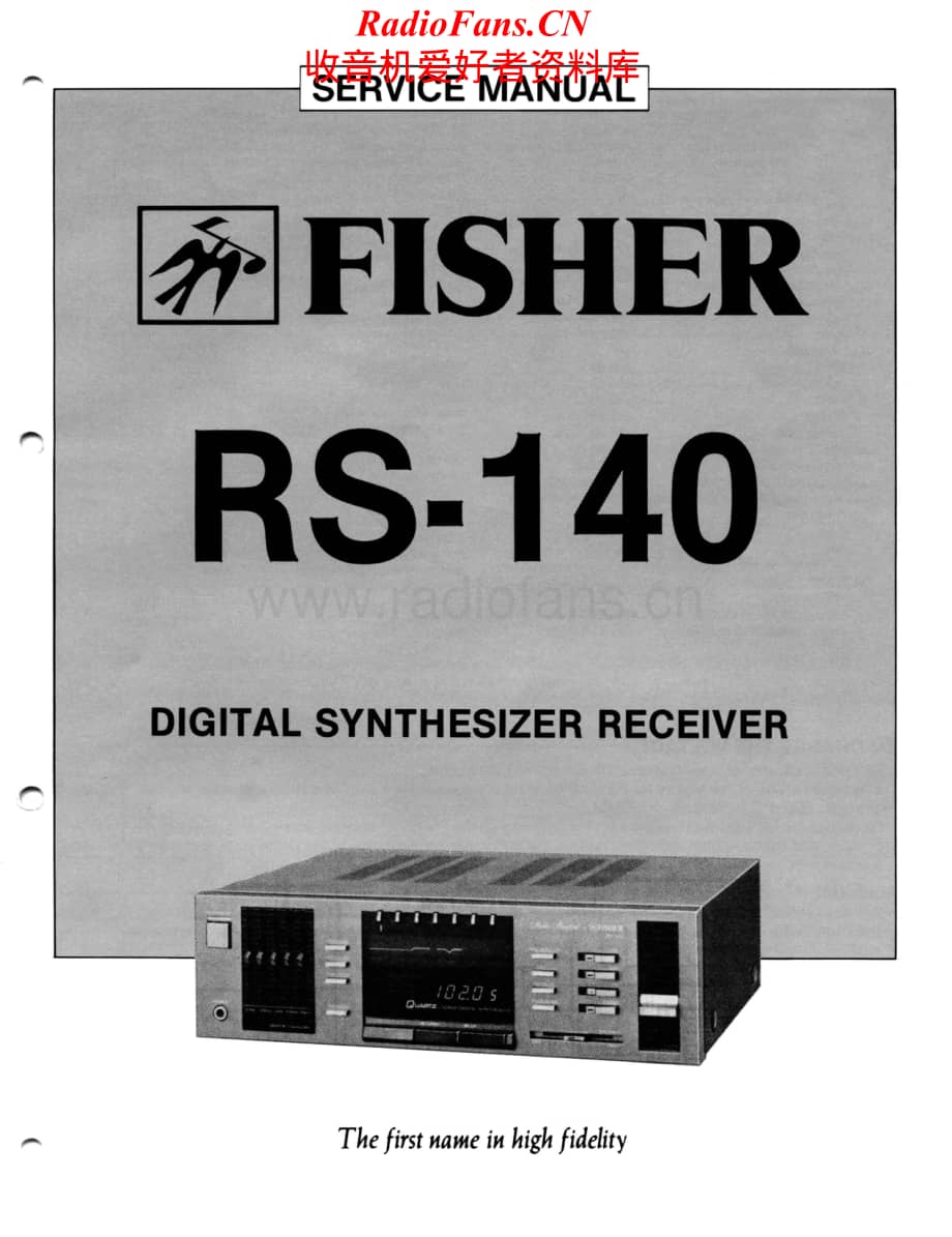 Fisher-RS140-rec-sm维修电路原理图.pdf_第1页