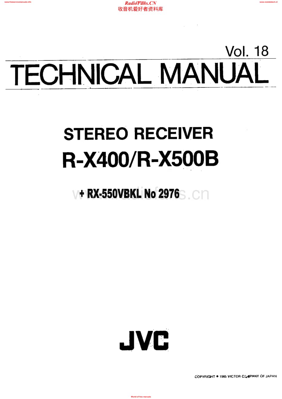 JVC-RX500B-rec-sm1维修电路原理图.pdf_第1页