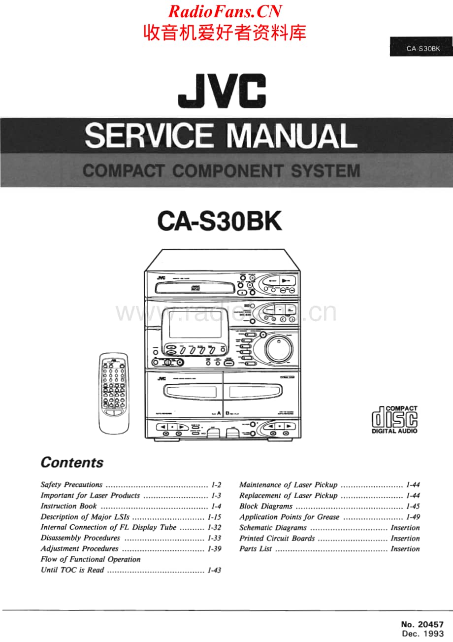 JVC-CAS30BK-cs-sm维修电路原理图.pdf_第1页