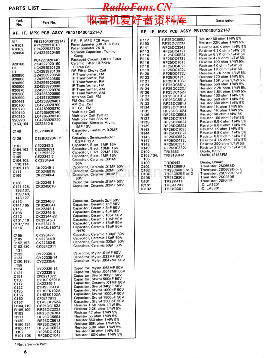 Fisher-MC3015-rec-sm维修电路原理图.pdf_第2页