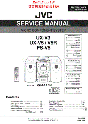 JVC-UXV5-cs-sm维修电路原理图.pdf
