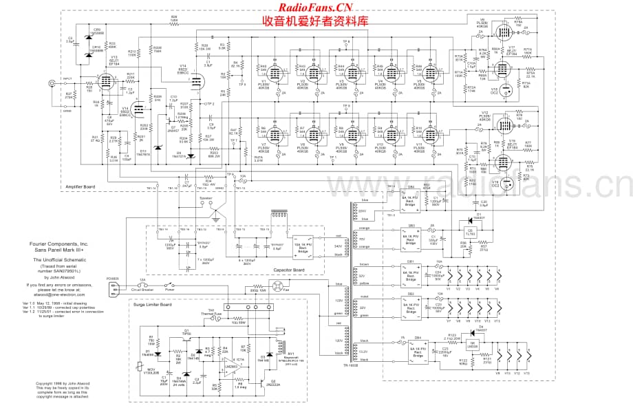 FourierComponents-MKIII-pwr-sch维修电路原理图.pdf_第1页