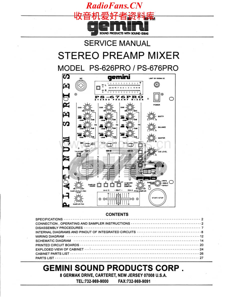 Gemini-PS676PRO-mix-sm维修电路原理图.pdf_第1页