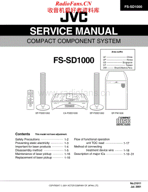 JVC-FSSD1000-cs-sm维修电路原理图.pdf