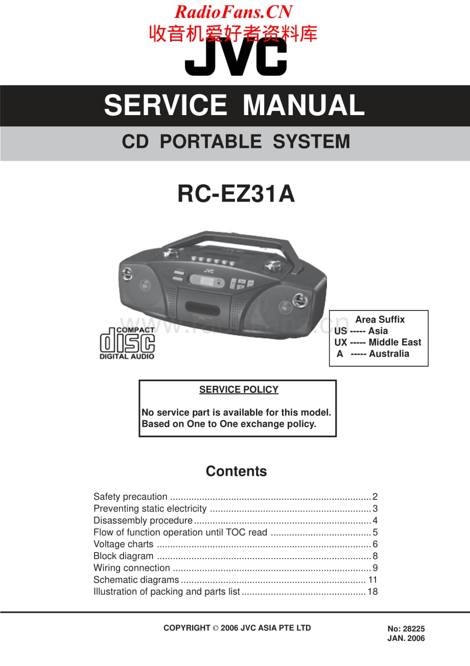 JVC-RCEX31A-cs-sch维修电路原理图.pdf_第1页