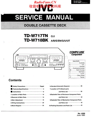JVC-TDW717TN-tape-sm维修电路原理图.pdf