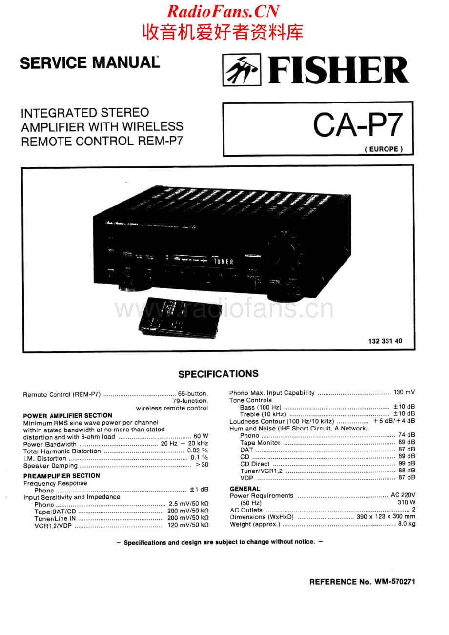 Fisher-CAP7-int-sm维修电路原理图.pdf_第1页