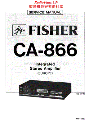Fisher-CA866-int-sm维修电路原理图.pdf