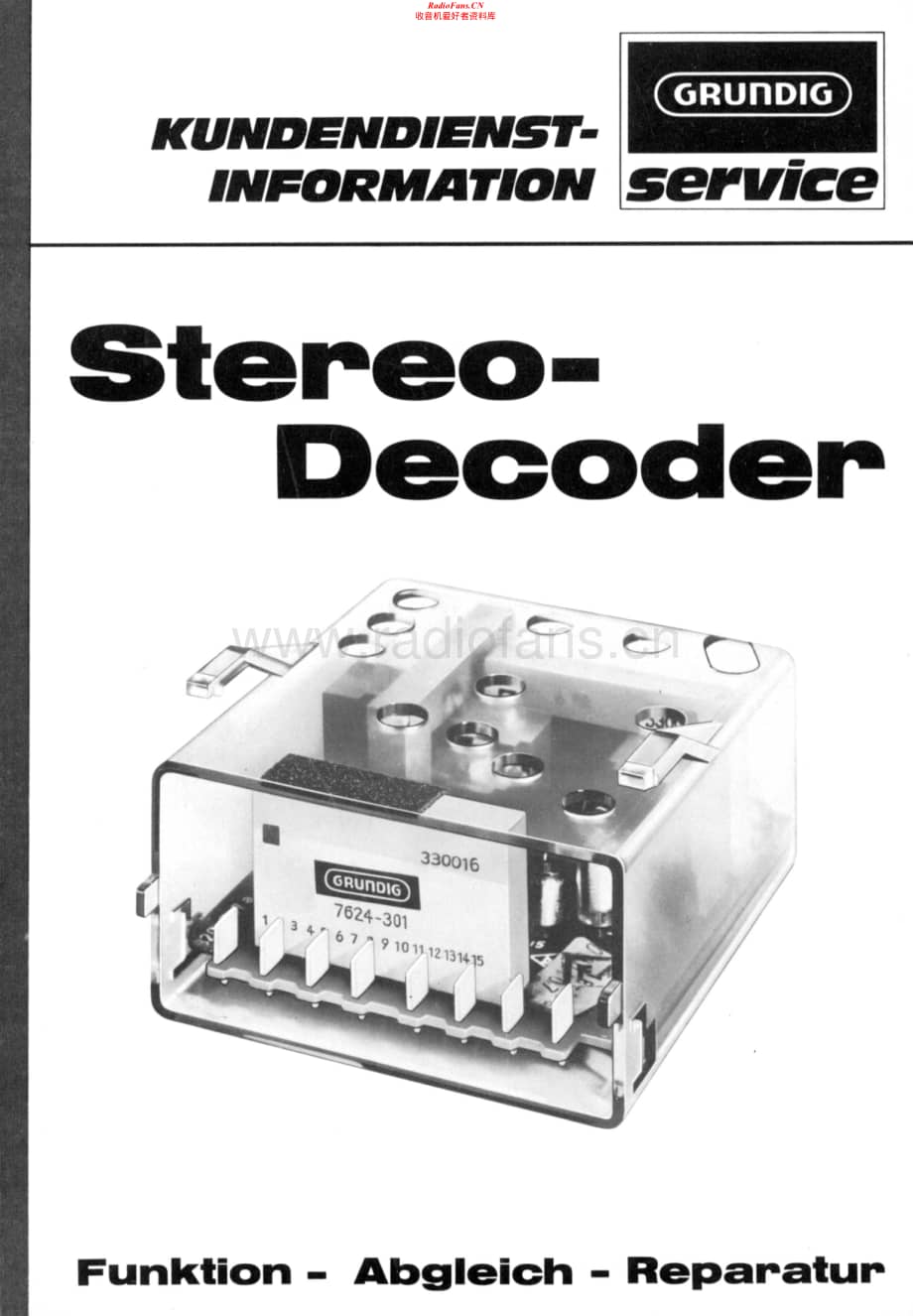 Grundig-StereoDecoder-tun-sm维修电路原理图.pdf_第1页