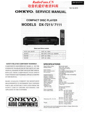 Onkyo-DX7211-cd-sm维修电路原理图.pdf