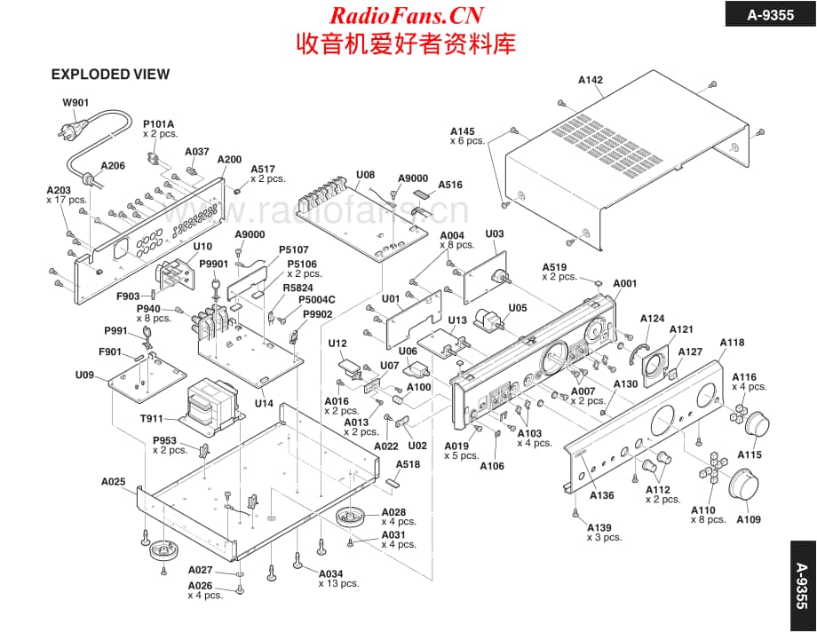 Onkyo-A9355-int-sm维修电路原理图.pdf_第2页