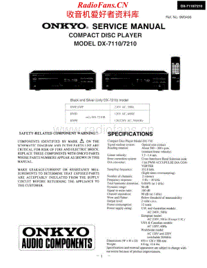 Onkyo-DX7210-cd-sm维修电路原理图.pdf