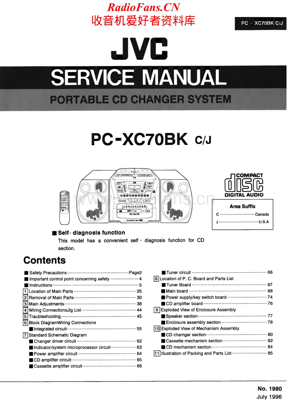 JVC-PCXC70-cs-sm维修电路原理图.pdf_第1页