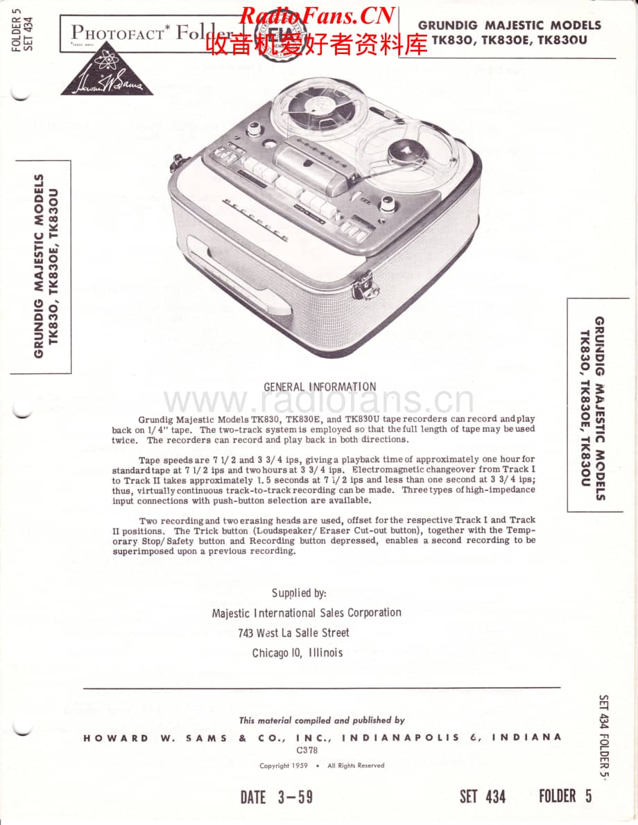 Grundig-TK830U-tape-sm维修电路原理图.pdf_第1页