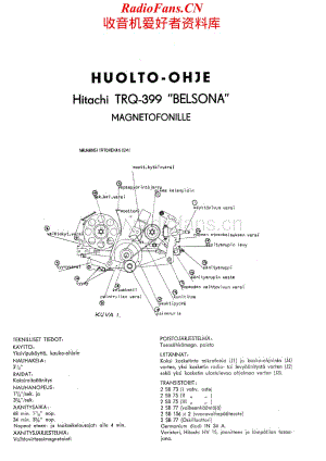 Hitachi-TRQ399-tape-sm维修电路原理图.pdf