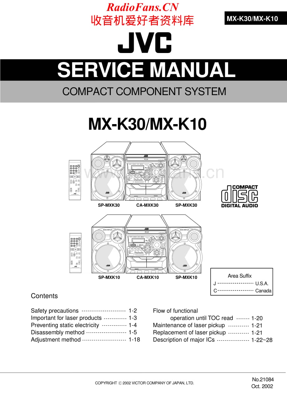 JVC-MXK10-cs-sm维修电路原理图.pdf_第1页