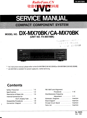 JVC-FXMX70BK-cs-sm维修电路原理图.pdf