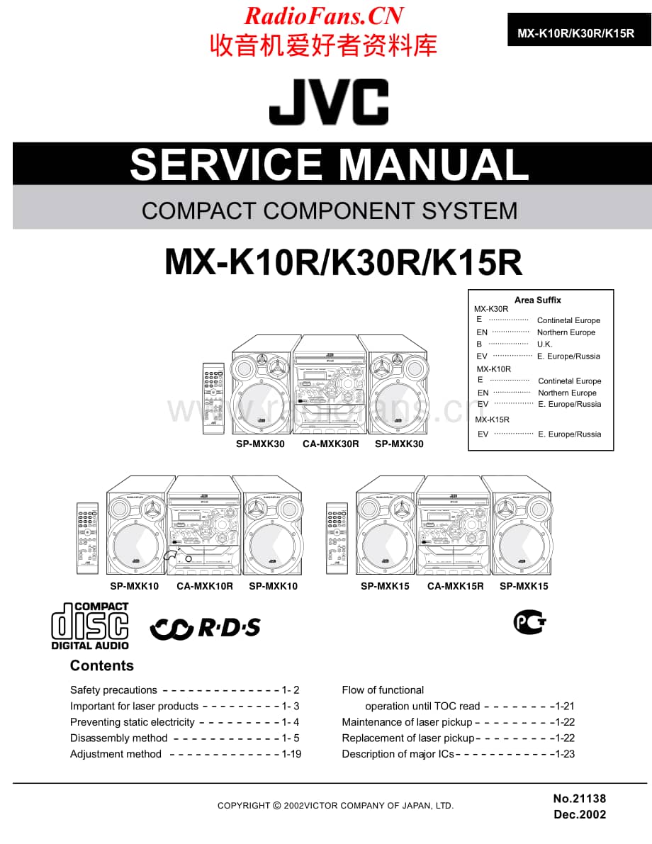 JVC-MXK30R-cs-sm维修电路原理图.pdf_第1页