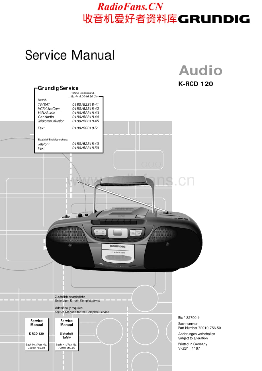 Grundig-KRCD120-mc-sm维修电路原理图.pdf_第1页