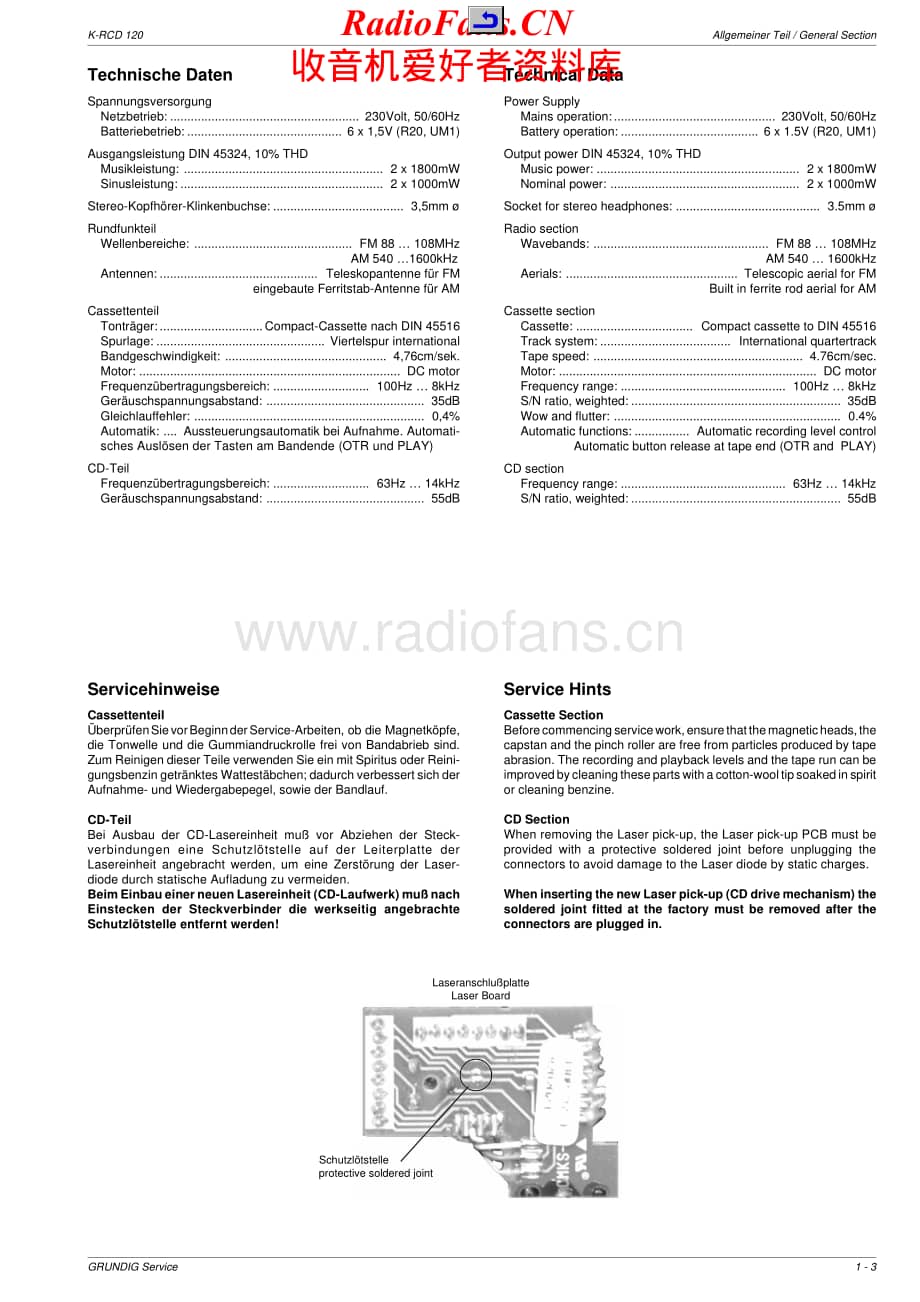 Grundig-KRCD120-mc-sm维修电路原理图.pdf_第3页