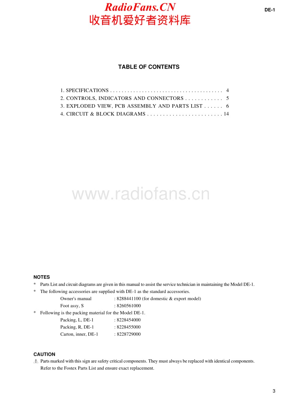 Fostex-DE1-sp-sm维修电路原理图.pdf_第3页