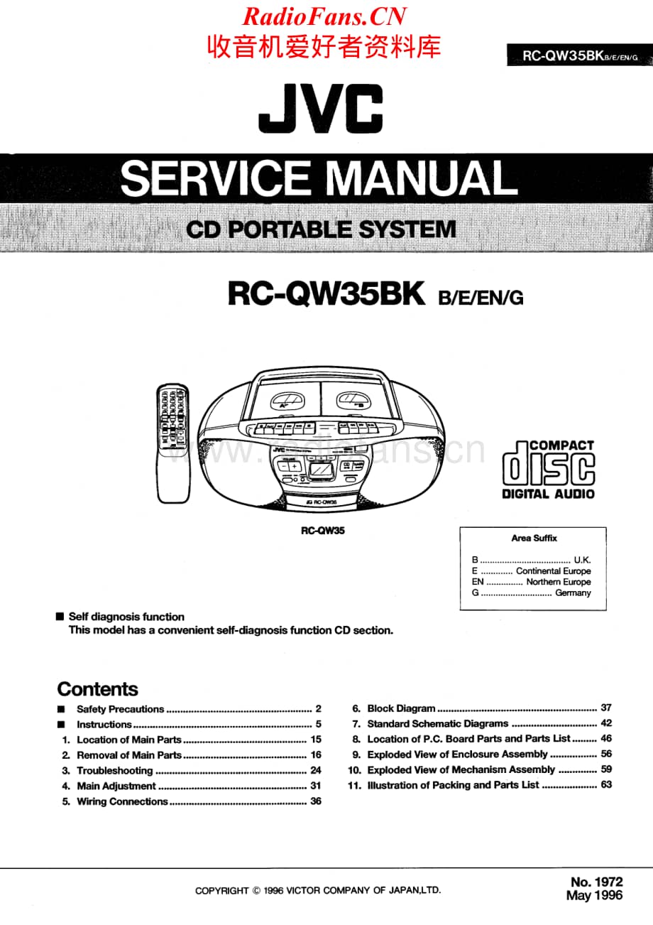 JVC-RCQW35-cs-sch维修电路原理图.pdf_第1页