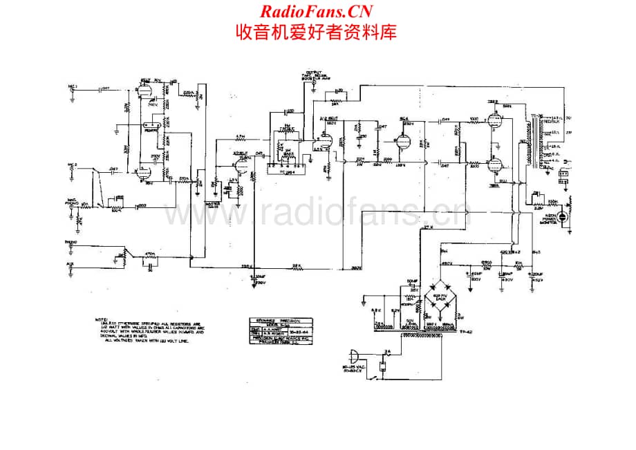 Grommes-S35-int-sch维修电路原理图.pdf_第1页