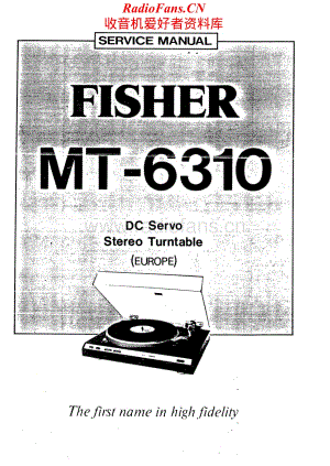 Fisher-MT6310-tt-sm维修电路原理图.pdf