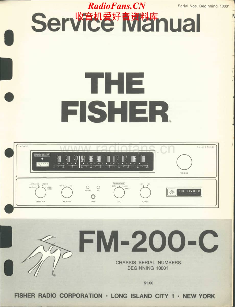 Fisher-FM200C-tun-sm维修电路原理图.pdf_第1页