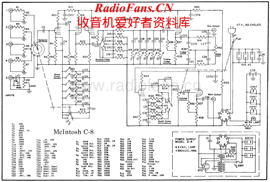 McIntosh-C8-pre-sch3维修电路原理图.pdf_第1页