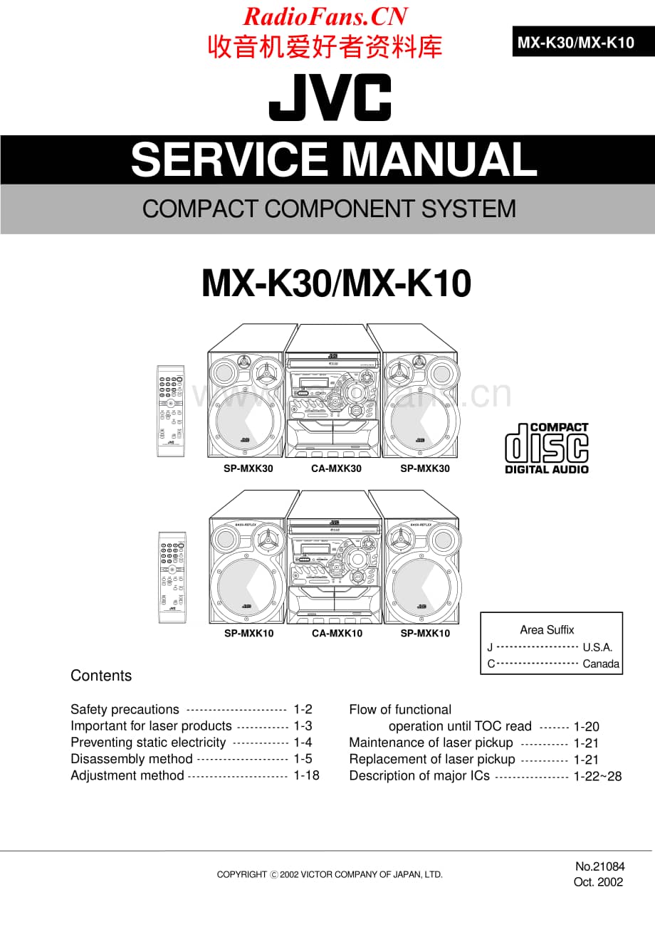 JVC-MXK30-cs-sm维修电路原理图.pdf_第1页