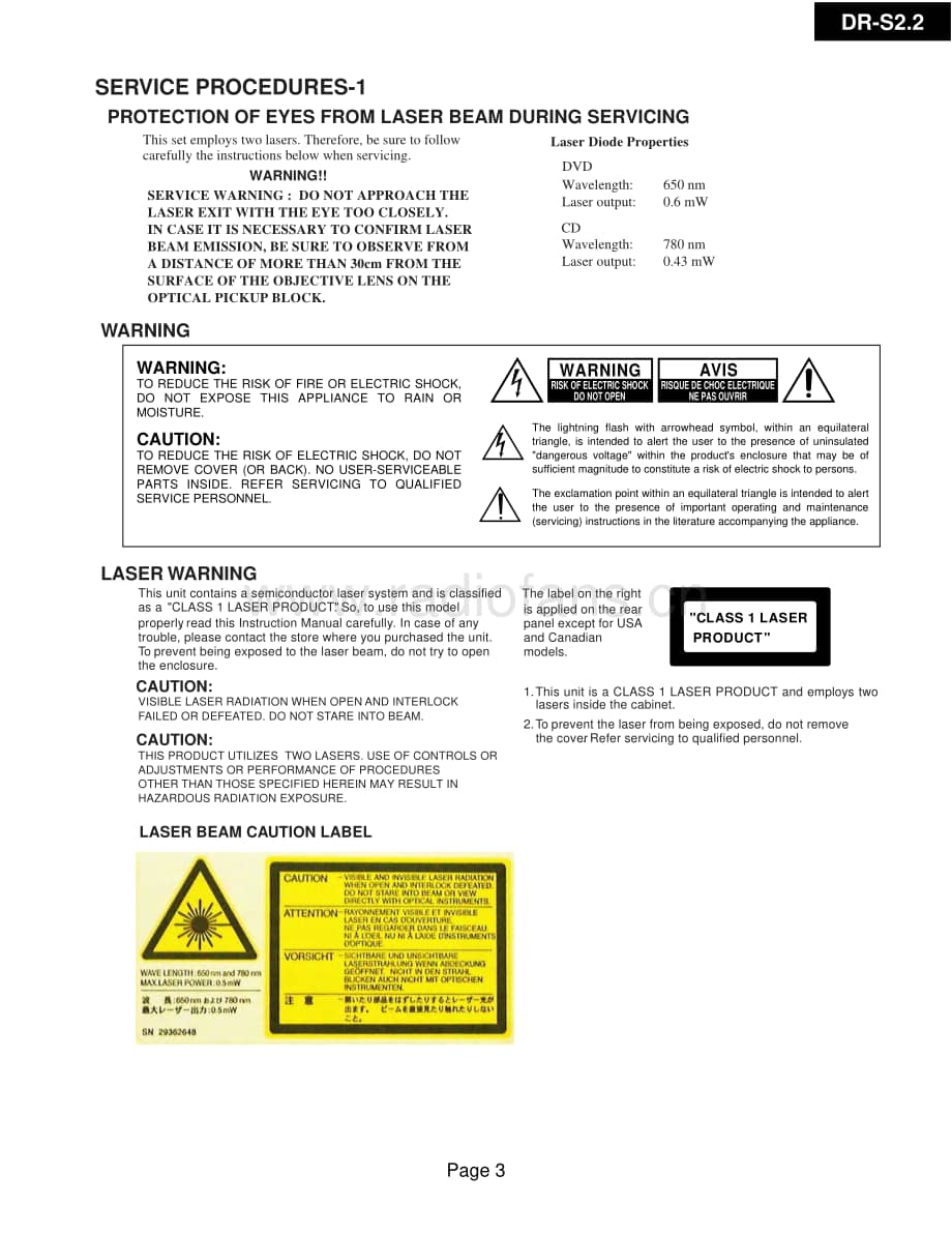 Onkyo-DRS2.2-rec-sm维修电路原理图.pdf_第3页