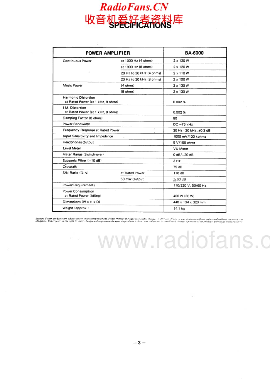 Fisher-BA6000-pwr-sm维修电路原理图.pdf_第3页