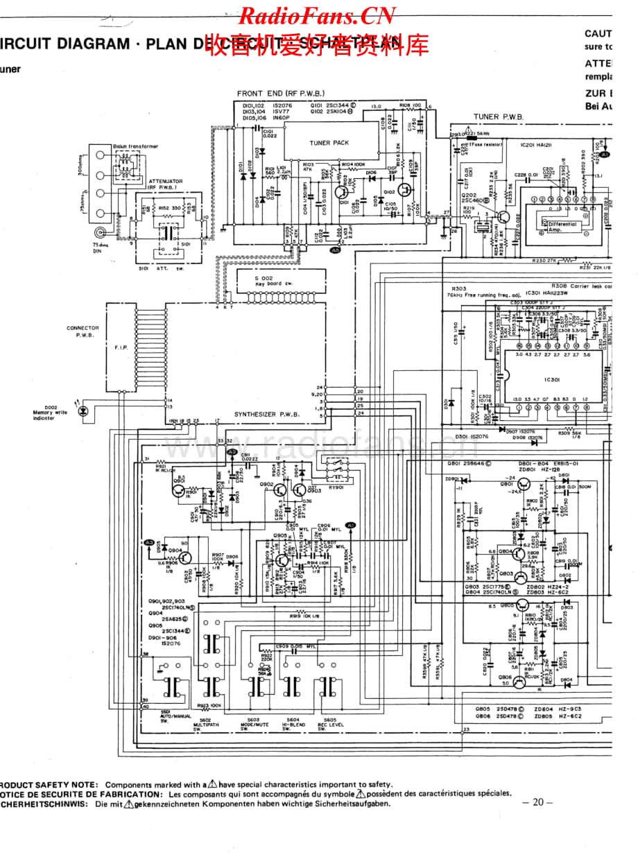 Hitachi-FT8000-tun-sch维修电路原理图.pdf_第2页