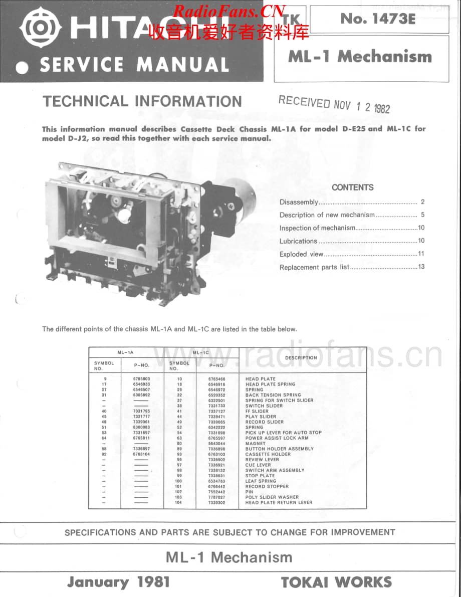 Hitachi-ML1-tape-ti维修电路原理图.pdf_第1页