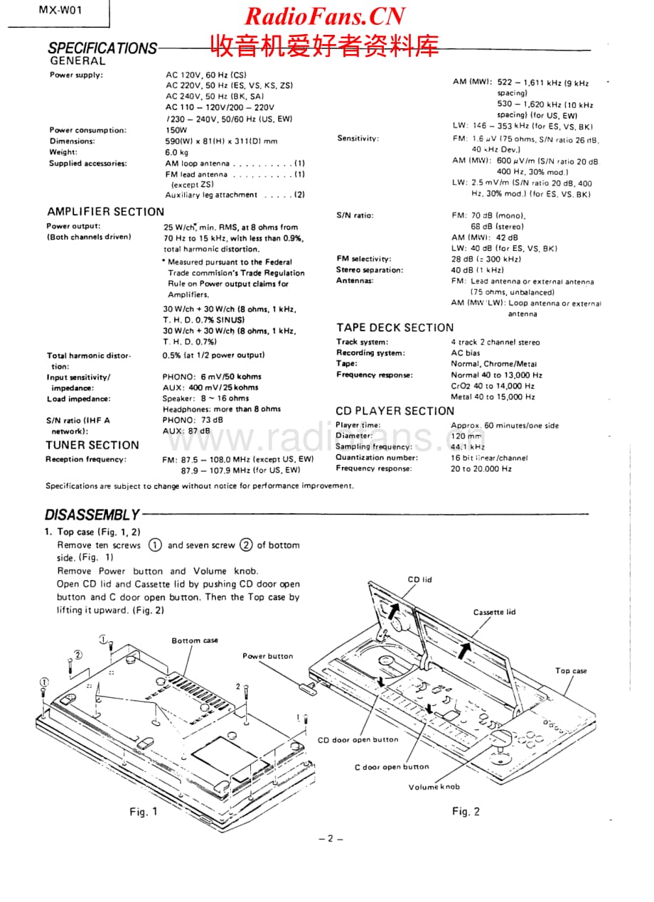 Hitachi-MXW01-cd-sm维修电路原理图.pdf_第2页