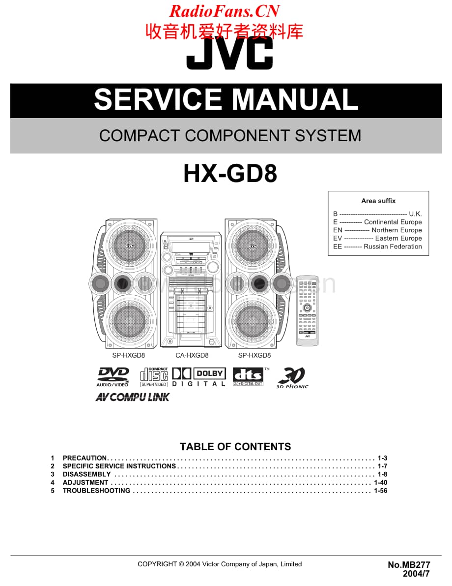 JVC-HXGD8-cs-sm维修电路原理图.pdf_第1页