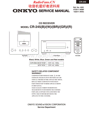 Onkyo-CR245-rec-sm维修电路原理图.pdf