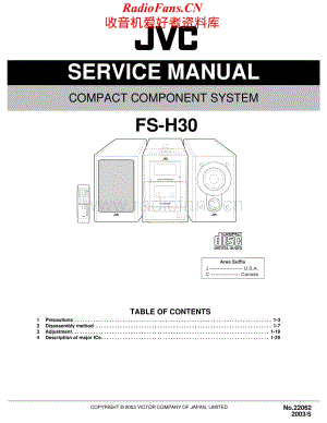 JVC-FSH30-cs-sm维修电路原理图.pdf