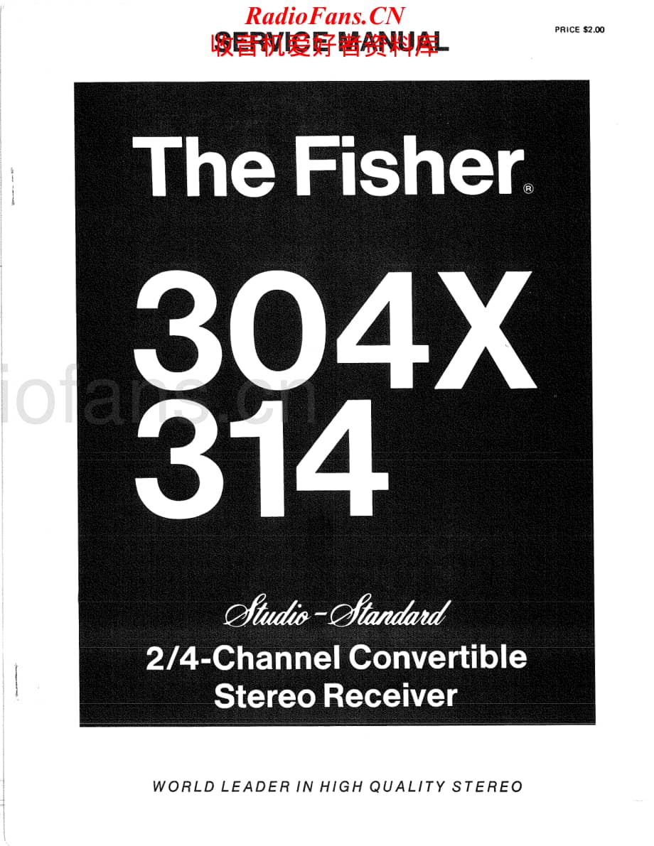 Fisher-304X-rec-sm维修电路原理图.pdf_第1页