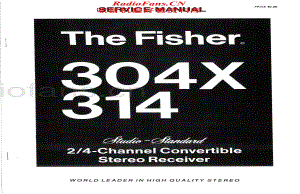 Fisher-304X-rec-sm维修电路原理图.pdf