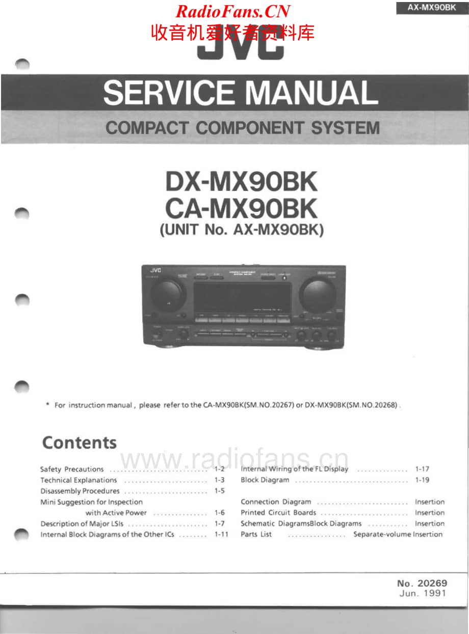 JVC-AXMX90BK-cs-sm维修电路原理图.pdf_第1页