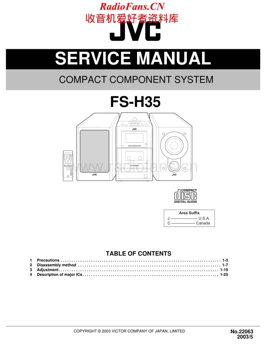 JVC-FSH35-cs-sm维修电路原理图.pdf_第1页