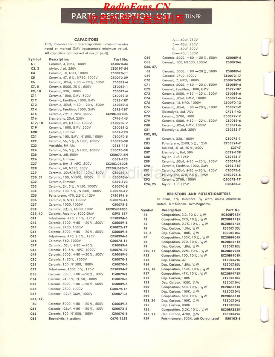 Fisher-Regent5000-mc-sm维修电路原理图.pdf_第2页