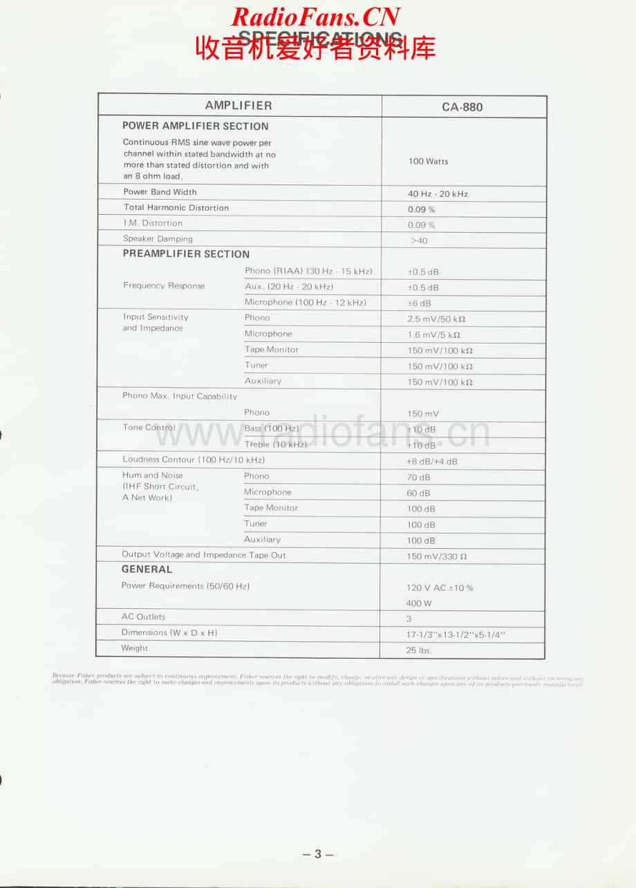 Fisher-CA880-int-sm维修电路原理图.pdf_第3页