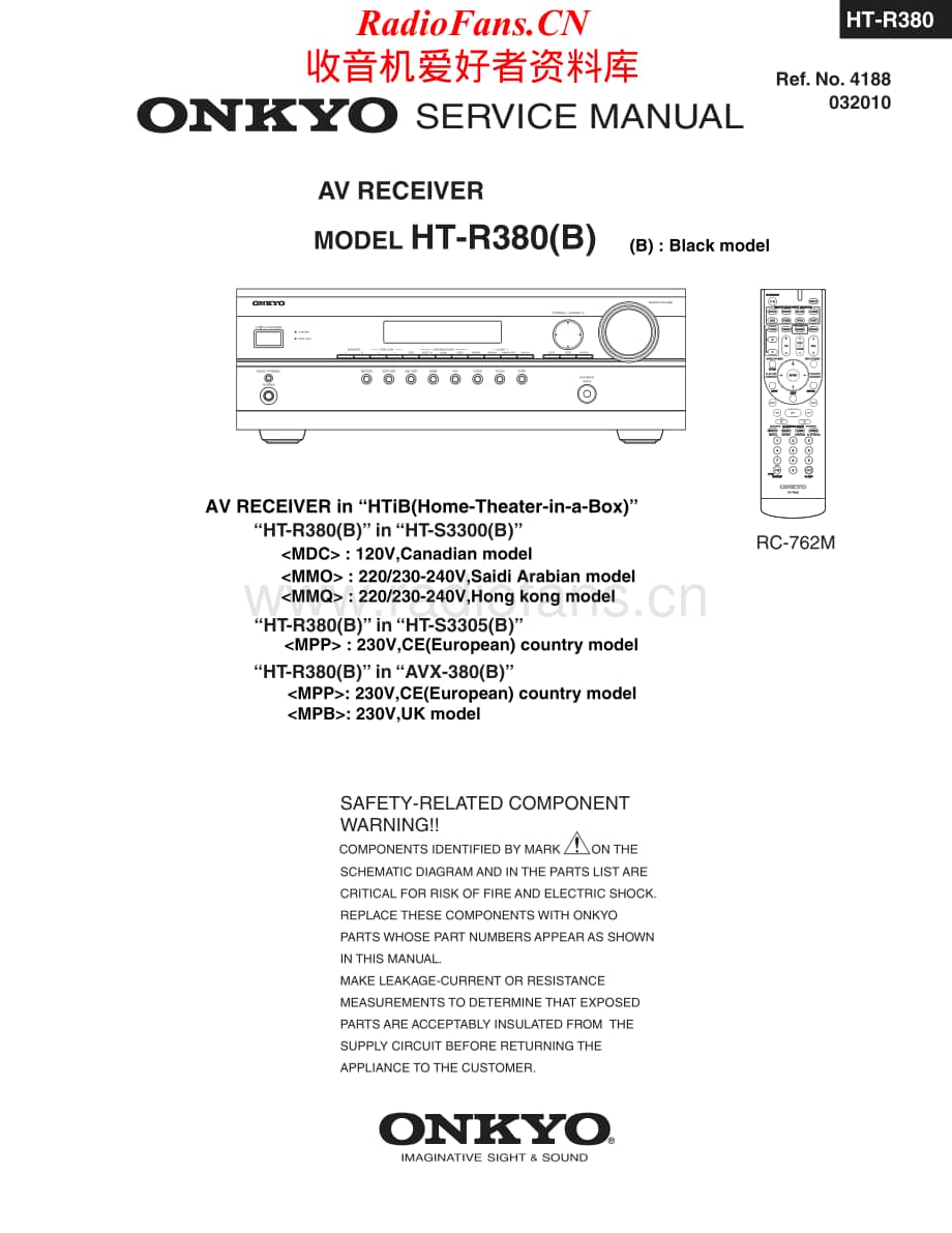 Onkyo-HTR380-avr-sm维修电路原理图.pdf_第1页