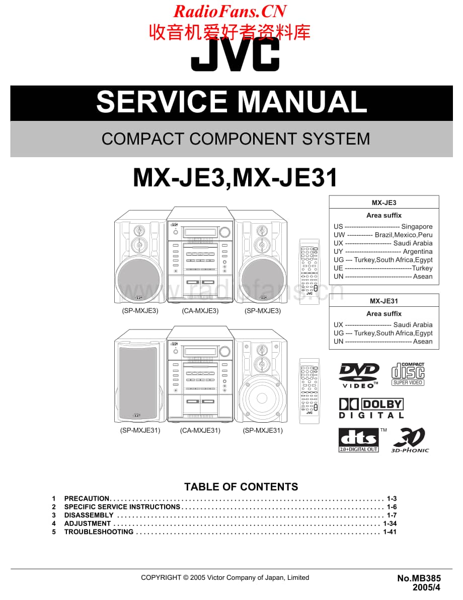 JVC-MXJE3-cs-sm维修电路原理图.pdf_第1页