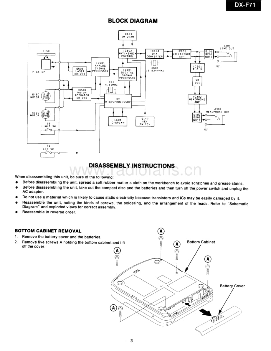 Onkyo-DXF771-cd-sm维修电路原理图.pdf_第3页