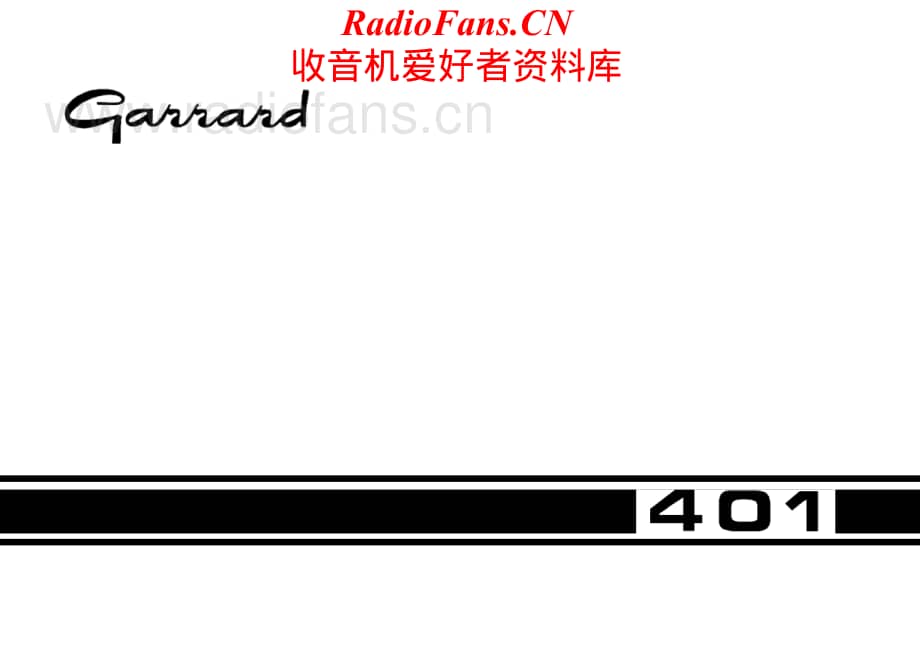 Garrard-401-tt-sm维修电路原理图.pdf_第1页